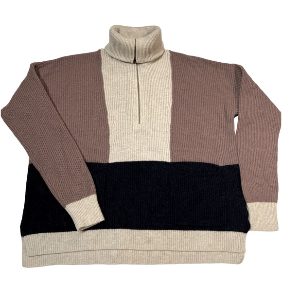 NWOT Glenbrook 1/2 Zip Colorblock Sweater - Picture 9 of 13